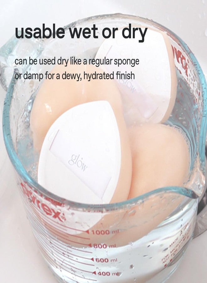 glow more mini cloud sponge 3EA | featuring skin-friendly rubycell | puff-shaped sponge that effortlessly simplifies makeup application, perfect makeup sponge for quick and even application, 0.06 lbs - Image 5